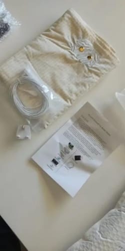 Customer photo review of 🌙 Earthing Sleep Sheet - 50% OFF Until Stock Lasts
