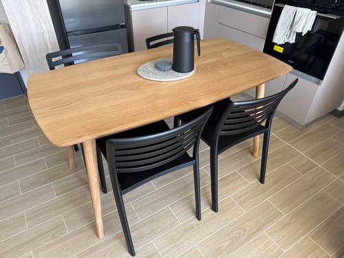 Customer photo review of Mesa Comedor Nagano 150
