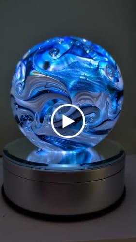 Customer video review of Dichroic Splash Orbs
