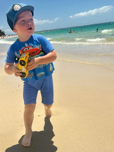 Customer photo review of The Floatee with UV Protection (6 months - 8 years)