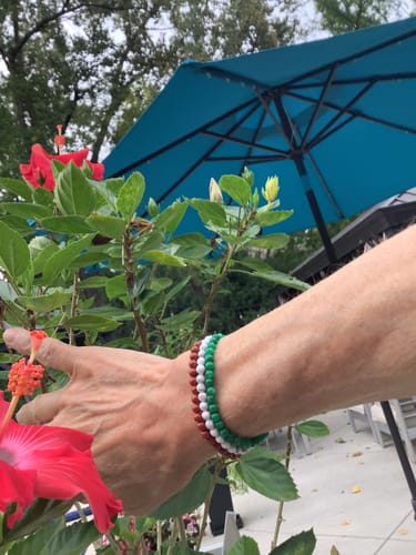 Customer photo review of Red Jasper Bracelet Mini
