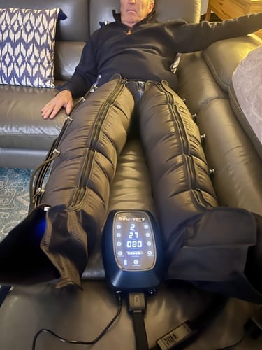 Customer photo review of RECHARGEABLE 6 Chamber Compression Boots 3.0
