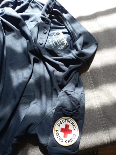 Customer photo review of Tactical Quick Dry Poloshirt