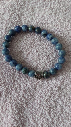 Customer photo review of Pfotenarmband - Ozean