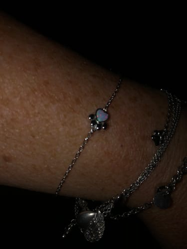 Customer photo review of Opalpfote Armband