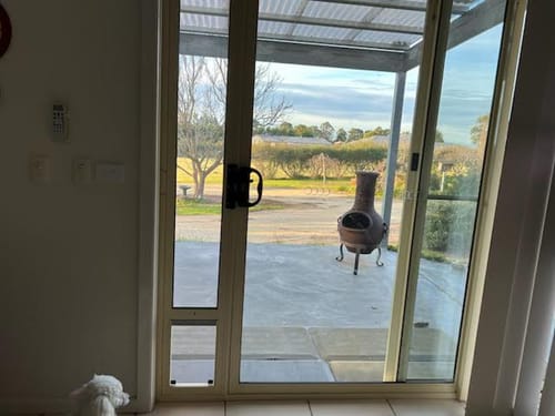 Customer photo review of Pet Door Inserts