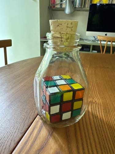 Customer photo review of Cube in Bottle Project