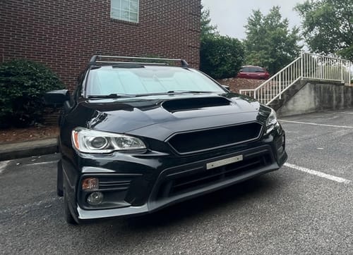 Customer photo review of 2018-21 Subaru WRX / STi CS Front Mesh Grille Vent Cover
