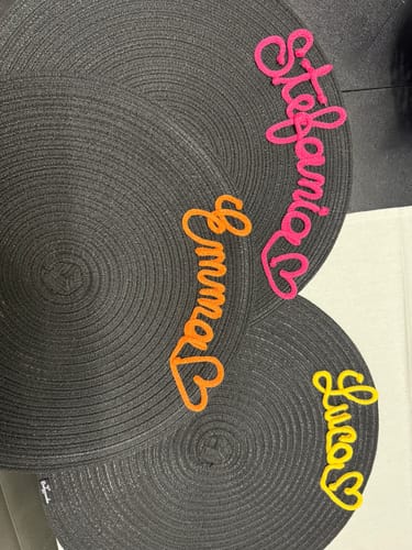 Stefania M. review of Tovaglietta Personalizzata con Nome Lavabile image 1 out of 1