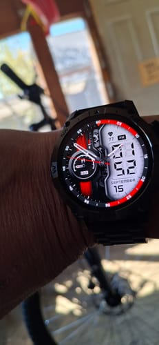 Customer photo review of ZE™ Force Smartwatch – Power Your Day, Track Your Way