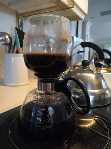 Customer photo review of Yama Cloth Filters for Siphons (5ct)