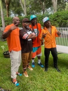 Customer photo review of Barry. Wang Men's Black Gold Floral Shirt Long Sleeve Dress Shirt