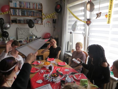 Customer photo review of 1920s Murder Mystery Game Kit