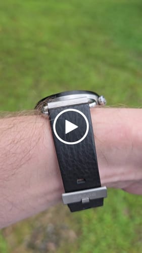 Customer video review of DANGO ITALIAN LEATHER WATCH STRAP