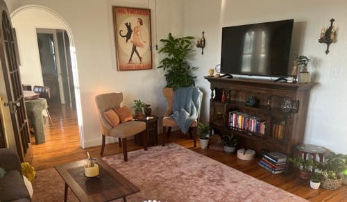 Customer photo review of Love and A Cat Print