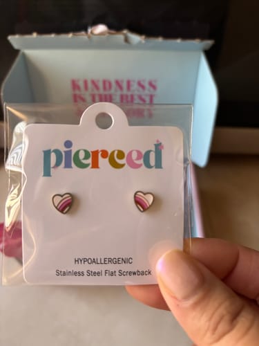 Customer photo review of Rainbow Heart