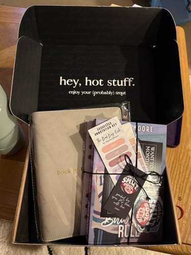 Customer photo review of good girl book club subscription