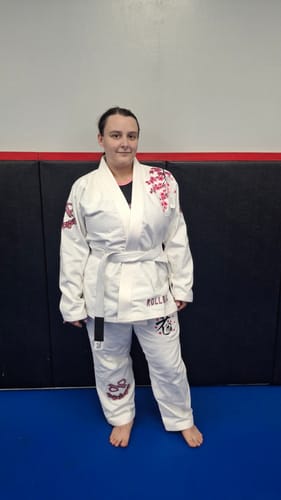 Customer photo review of Geisha Inspired BJJ Gi White