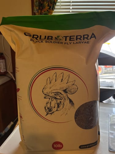 Customer photo review of GrubTerra Dried Black Soldier Fly Larvae 10lb.
