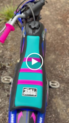 Customer video review of Custom Seat Cover: 2021 Yamaha PW50