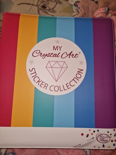 Customer photo review of My Crystal Art Sticker Collection Binder & Pocket Pages
