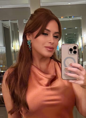 Customer photo review of Abrielle Earrings