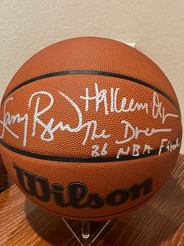 Customer photo review of Hakeem Olajuwon Autograph Signing