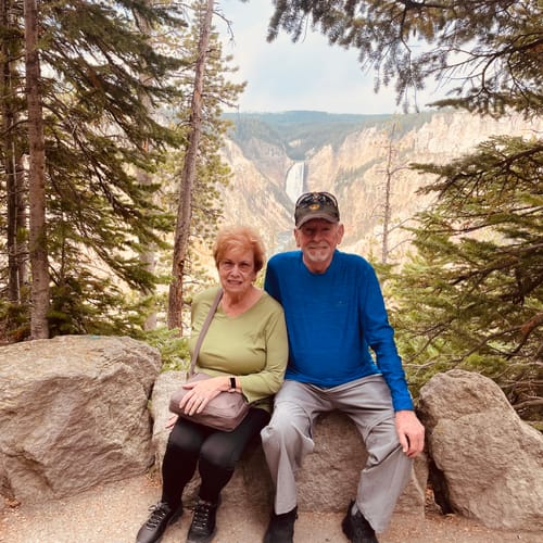 Customer photo review of Elena 3/4 Sleeve V Neck - Fern Glow