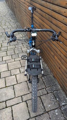 Customer photo review of HORI 1300 DUAL MOUNTED BIKE LIGHT
