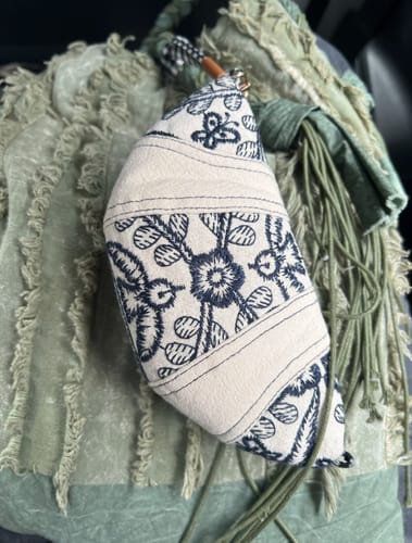 Customer photo review of NEW! Mini Croissant Pouch & Coin Purse