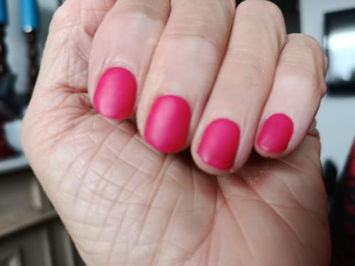 Kundenbewertung mit Foto zu UV Top Coat: Matte