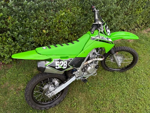 Customer photo review of Custom Seat Cover: 2024 Kawasaki KLX140R F/L/G