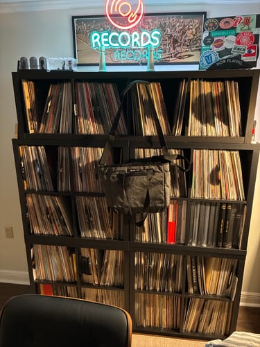 Customer photo review of The Ultimate Vinyl Record Carry Bag V2.0