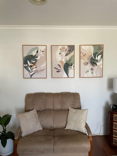 Customer photo review of Leaves of Grace, Art Trio, by Bella Eve