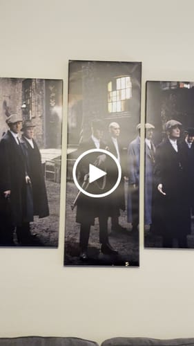 Customer video review of Peaky Blinders V2 5 Piece Wall Art