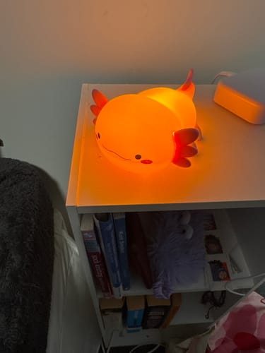 Customer photo review of Axolotl Lamp
