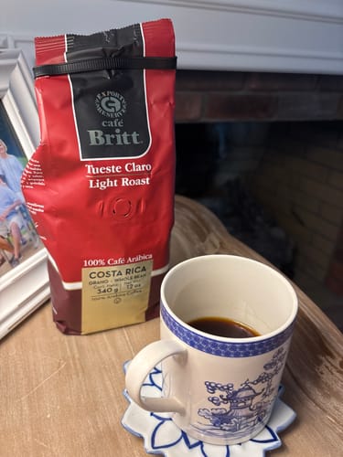 Customer photo review of COSTA RICAN LIGHT ROAST COFFEE