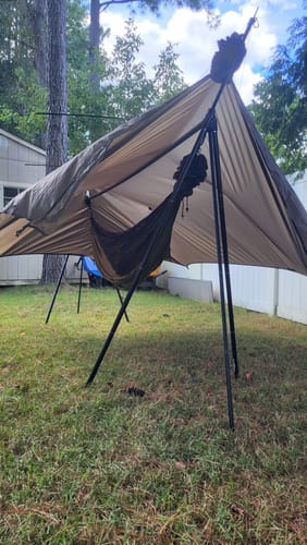 Customer photo review of Turtlebug Camper Hammock Stand