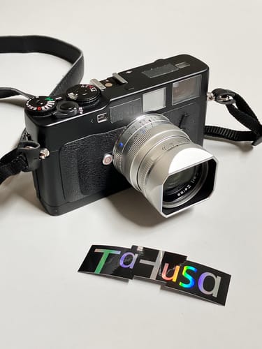 Customer photo review of Square Lens Hood for Voigtlander 35/40/50mm (Silver Aluminum) v2