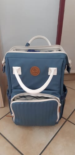 Customer photo review of Sac à dos à langer Richie - Bleuet