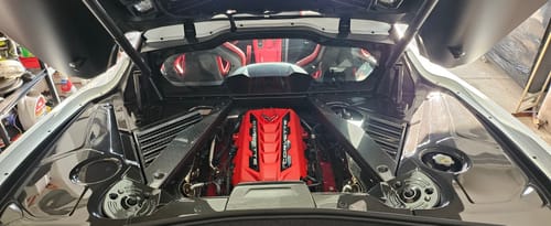 Chad R. review of Corvette C8 Coupe Engine Bay Panel Cover (3-Pieces Version) image 1 out of 1