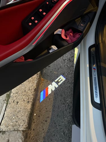 Customer photo review of BMW G SERIES DOOR LIGHTS
