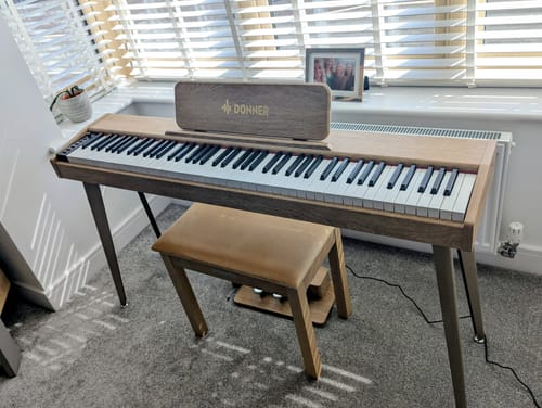 Customer photo review of Donner DDP-60 Semi-Weighted Digital Piano