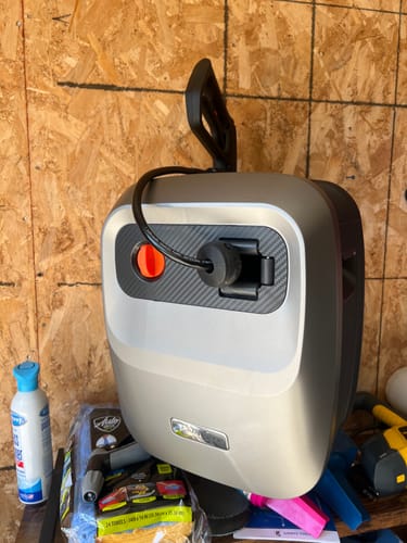 Customer photo review of Grandfalls Retractable Pressure Washer G20