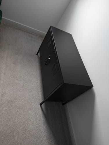 Customer photo review of Cabinet Wide Doors - Storage