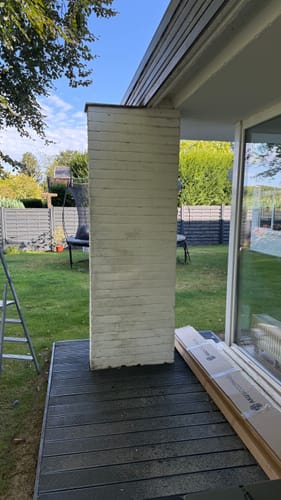 Customer photo review of Fassadenverkleidung Steingrau 290CM | Garten | 3D Holzmaserung