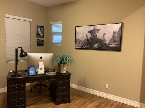 Customer photo review of The Outlaw Canvas Set - Black & White