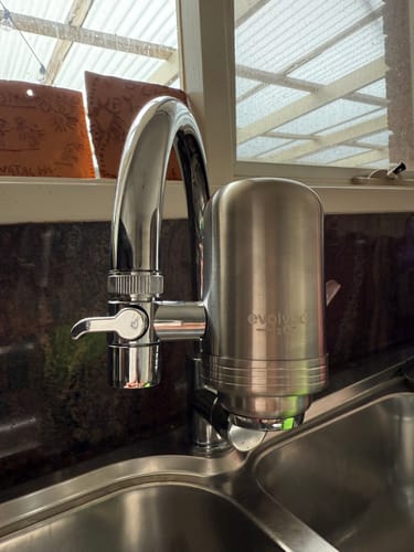 Customer photo review of Evolved H2O™ Advanced Tap Filter