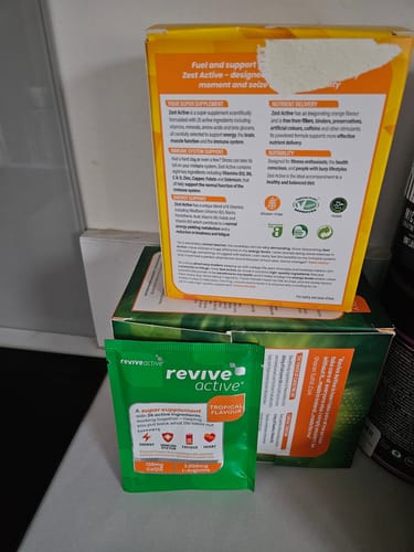 Customer photo review of Revive Active – Tropical Flavour
