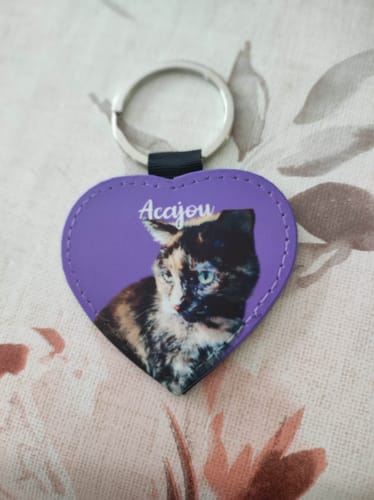 Customer photo review of Portrait d'animal - Porte-clés personnalisé